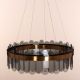 Join The Party (Smokey Grey, Large) Round Chandelier