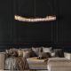 Through The Fire Large (Long, Dimmable LED with Remote Control) Crystal Chandelier