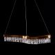 Through The Fire Medium (Long, Dimmable LED with Remote Control) Crystal Chandelier