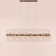 Touch The Clouds Gold (Large, Rectangular) Crystal Chandelier