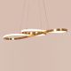 Dive Right In (Gold, Dimmable LED with Remote Control) Chandelier