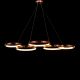 Agency (Rose Gold, Dimmable LED with Remote Control) Chandelier