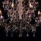 French Restoration (Antique Rust Finish) Crystal Chandelier