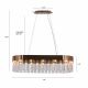 Center Of Attention Oval Crystal Chandelier
