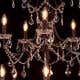 Victorian Masterpiece (Antique Rust Finish) Crystal Double Height Chandelier