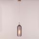 Good To Glow (Smokey Grey Frosted Glass) Long Pendant Light