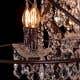 Moonlight Rendezvous (Large, Rust Iron Finish) Crystal Chandelier