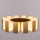 Daydreamer (Round, Gold) Dimmable LED with Remote Control Chandelier