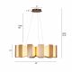 Daydreamer (Round, Gold) 3 Color Dimmable LED with Remote Control Chandelier