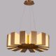 Daydreamer (Round, Gold) Dimmable LED with Remote Control Chandelier