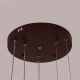 Food For Thought Cherry Brown (2-layer, Dimmable LED with Remote Control) Chandelier