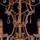 Victorian Masterpiece (Antique Gold Finish) Crystal Double Height Chandelier