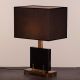Marbled Black Table Lamp