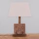 Marbled Travatino (Coffee Marble, Beige Shade) Table Lamp