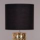 Gold Rush (Black, Gold) Ceramic Table Lamp
