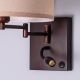 Thinking Out Loud Bedside (With LED downlighter) Wall Light