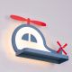 Budgie The Chopper (Kid's Room, Built-In LED) Wall Light