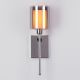 Courtesy Call (Smokey Grey Glass) Stainless Steel Wall Lights