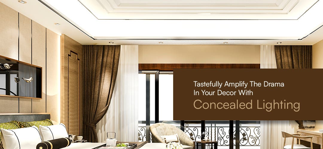 Tastefully Amplify The Drama In Your Decor With Concealed Lighting